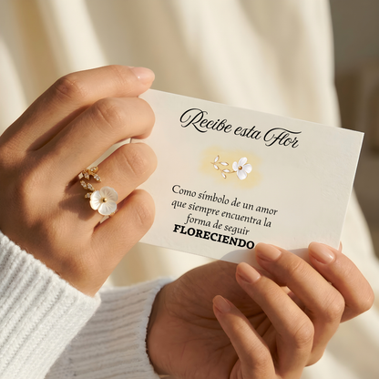 Anillo Amor que Florece
