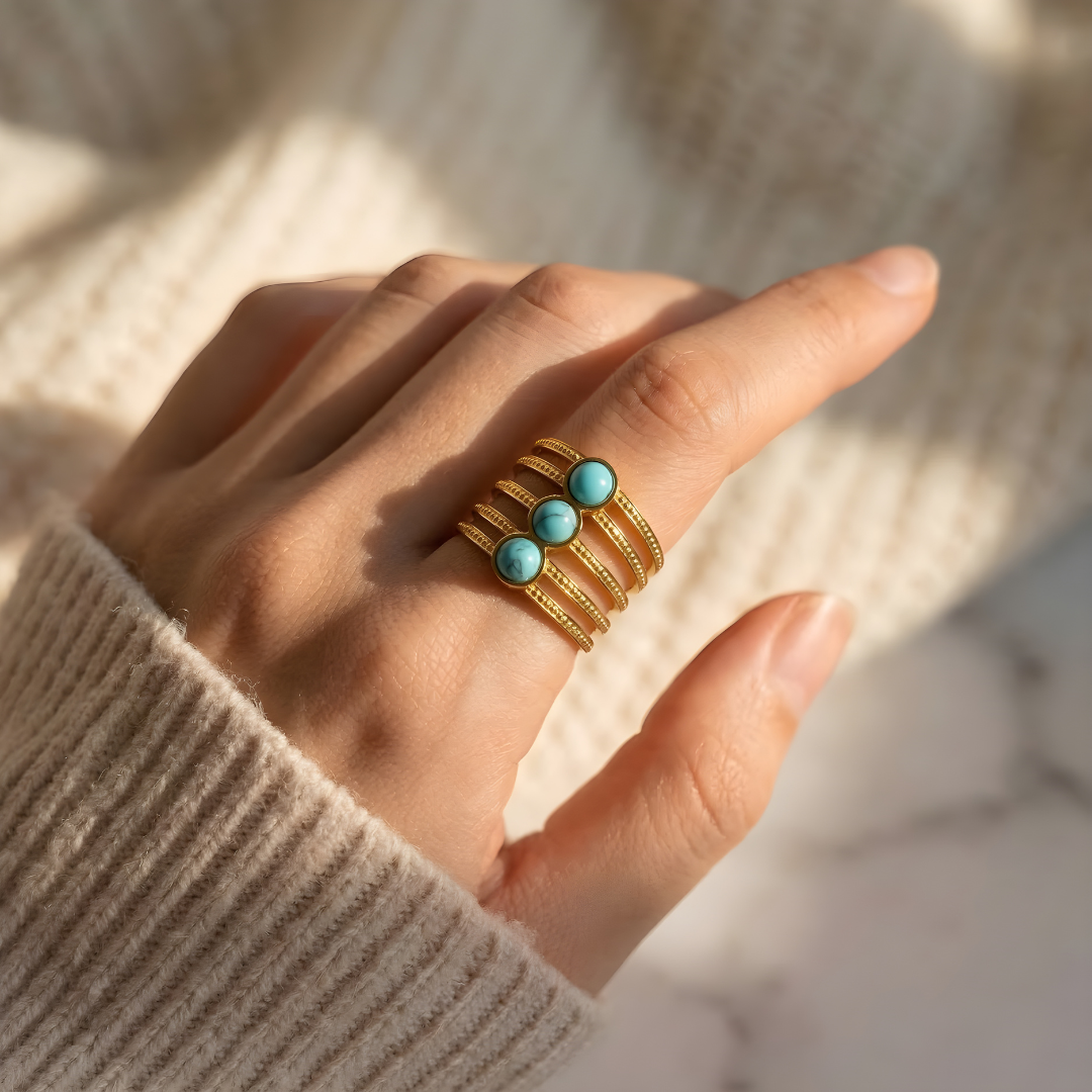 Anillo Talismán Turquesa