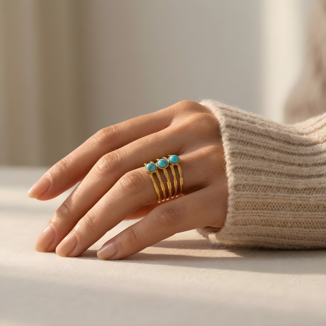 Anillo Talismán Turquesa