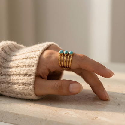 Anillo Talismán Turquesa