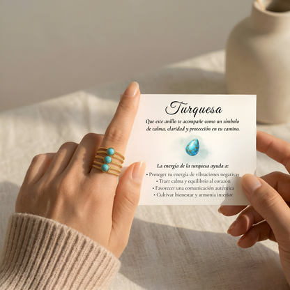 Anillo Talismán Turquesa