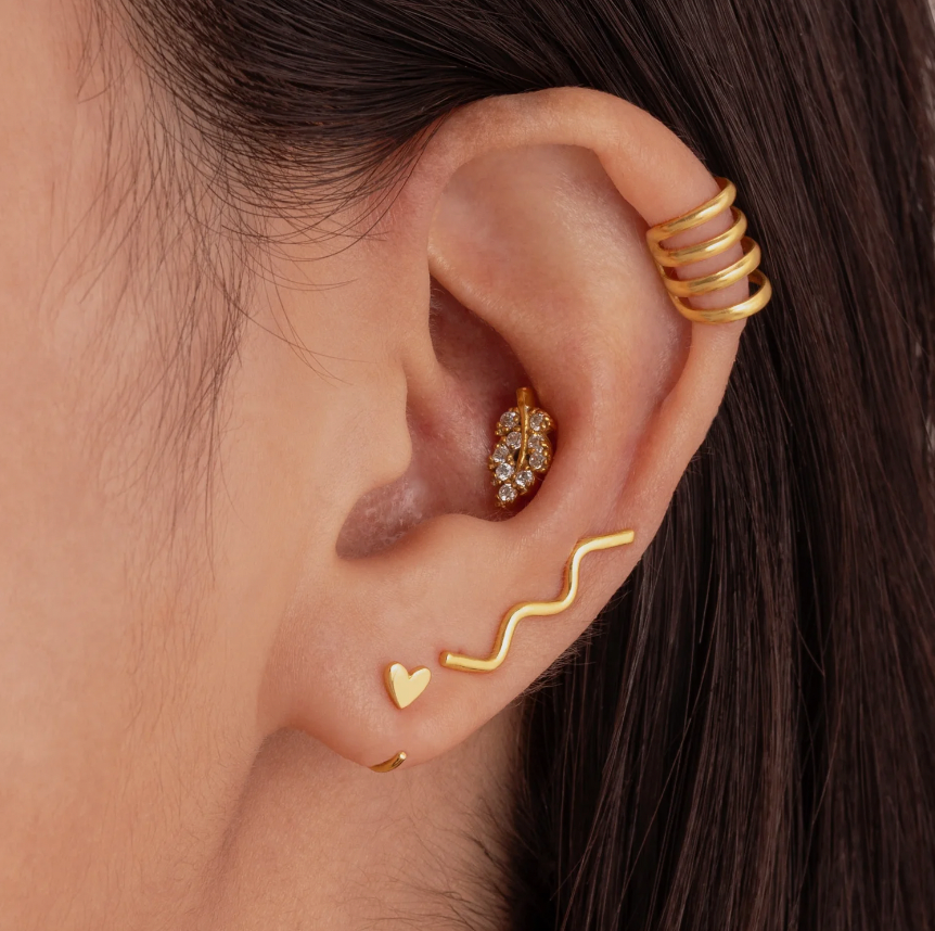 Pendientes Huggie Cora